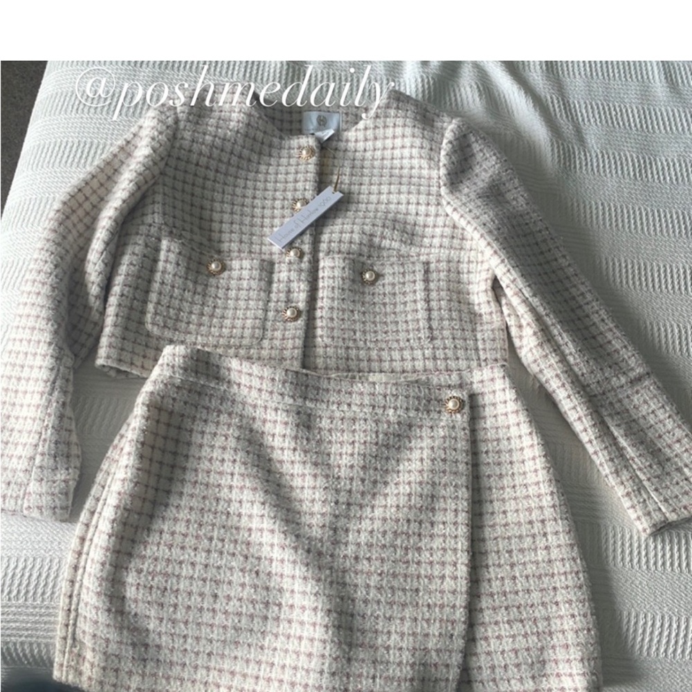 🔥💎House of Harlow 1960 tweed set.